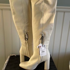 Zara knee high boots